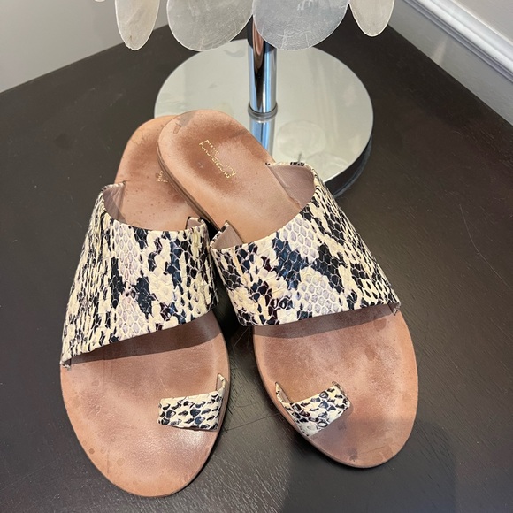 Diane Von Furstenberg Shoes - DIANE VON FURSTENBURG Snake Print Sandals